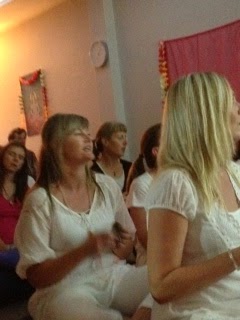 Chanting at Waverley Yoga Studio